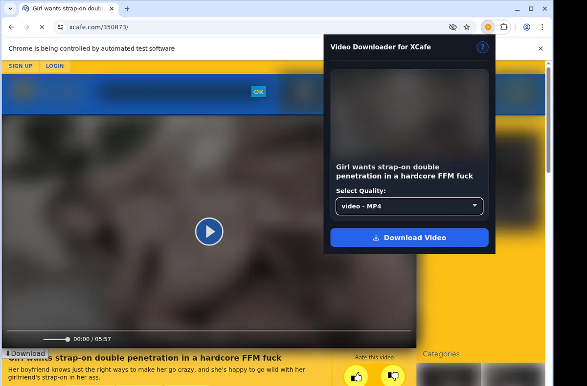 Xcafe Video Downloader screenshot 3
