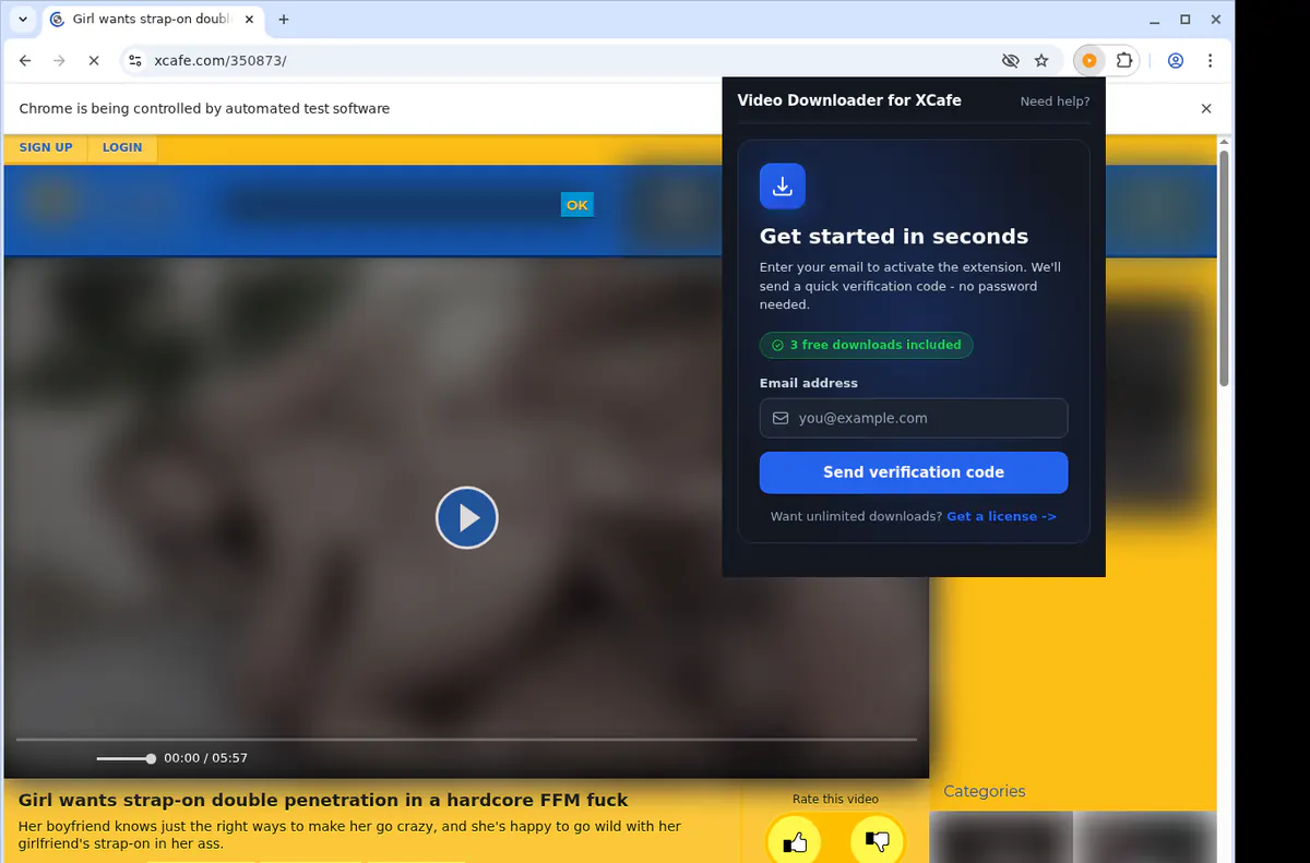 Xcafe Video Downloader screenshot 4